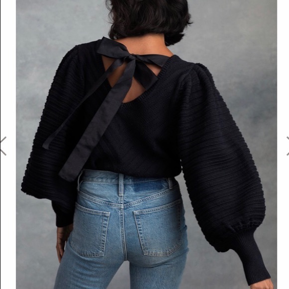 •HAPPYxNATURE• grace puff sleeved sweater - Picture 3 of 7